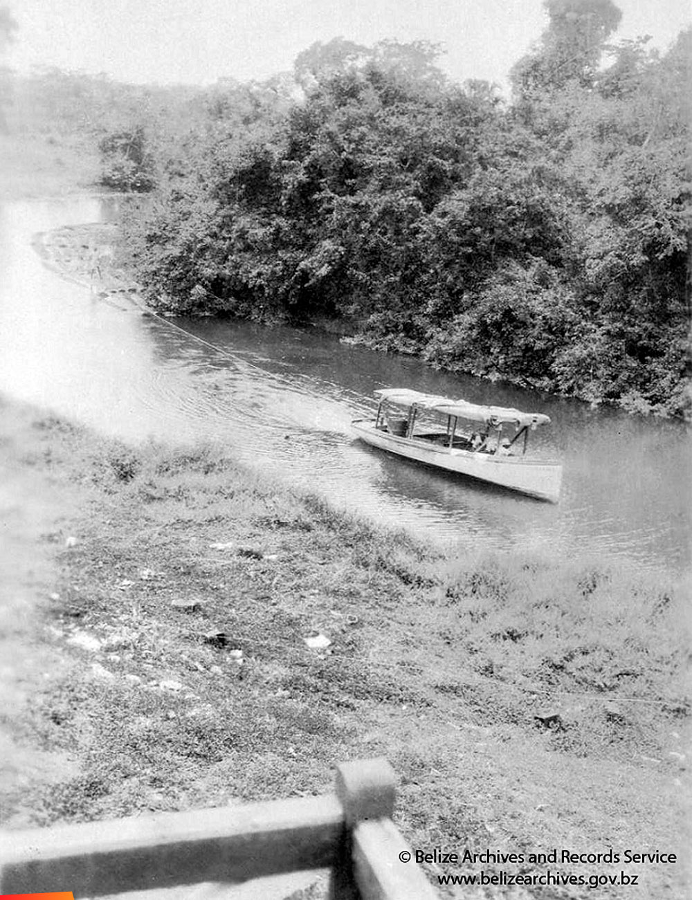 Cayo Boat on the river, early 1900's: The Chicle Industry of Belize