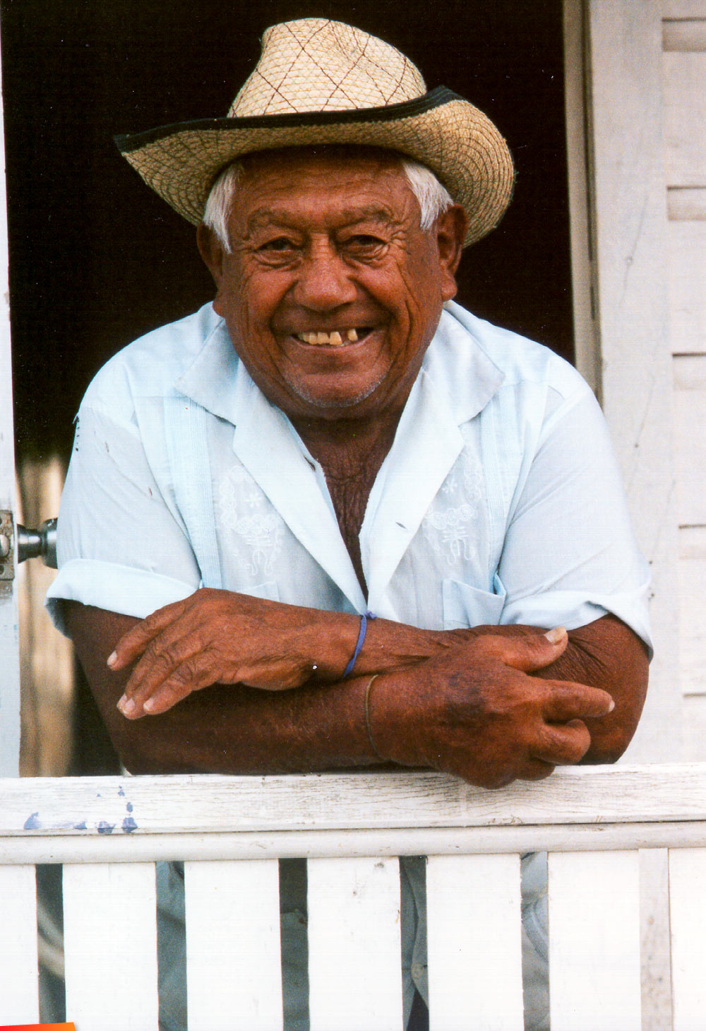 Mr. Flavio Vasques with his very friendly face, San Pedro 2001