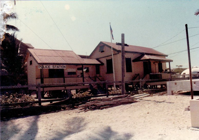 First Police station in San Pedro, 1975