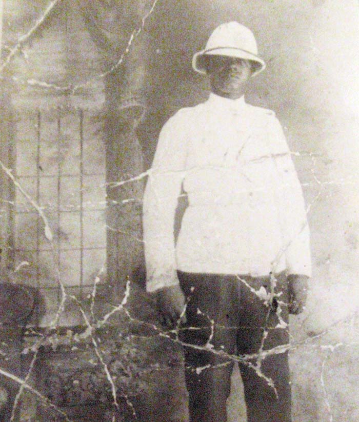 My Grandfather Joseph Henry Tench in the Belize Police Force