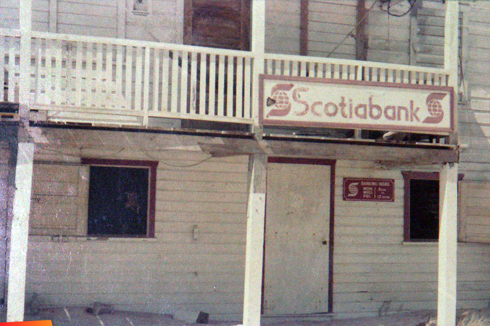 Scotiabank in San Pedro, long ago...