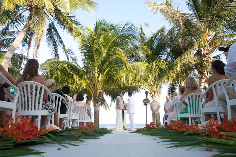 Wedding ceremony for Shannon and Kent at Banyan Bay