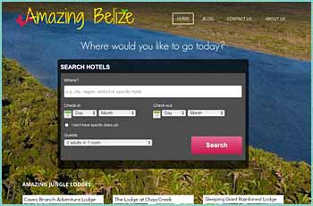 So if you're looking for a hotel in Ambergris Caye, San Pedro, Caye Caulker, Placencia, Hopkins or San Ignacio, we can help you.  If you are looking to stay at Chaa Creek, Ian Anderson's Caves Branch Jungle Lodge, Maruba Spa and Resort, or any of the other fabulous unique lodges found all over Belize, we can help you.  If you are looking for budget hotels, unique Bed and Breakfasts, cheap hotels, luxury hotels, hostels, beach hotels, scuba diving hotels or any other kind of hotel, we can help you.