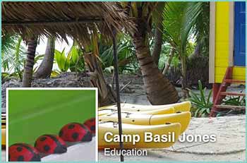 Camp Basil Jones is an Educational Center for Ocean Studies located on the Belize World Heritage Site which aims to educate school children and visitors. Near Tranquility Resort Bacalar Chito Reserve, Ambergis Caye Belize