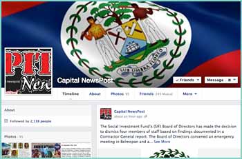Capital Newspost, your online source for information on the Caribbean jewel of Belize. Keeping you in touch with the latest news, complete with history, pictures, recipes, natural remedies, sports as well as health and fitness linked with Facebook making your experience in this melting pot memorable.