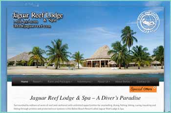 Surrounded by millions of acres of reef and rainforest with unlimited opportunities for snorkelling, diving, fishing, biking, caving, kayaking and hiking through pristine and protected eco-systems is this Belize Beach Resort called Jaguar Reef Lodge & Spa. This Belize beachfront resort is a haven of relaxation with a spa treatment set in a serene, calm and refined atmosphere. It offers amenities such as, beachfront accommodations, beachfront dining, kids swimming pool, pool with swim up bar, tiki bar, lounge bar, hot tub, spa, kayaks, bicycles, PADI 5 Star Center and water sports adventures.